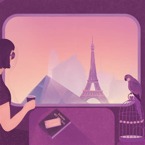 Designs Full Page Illustration As Nostalgic Travel Poster Within