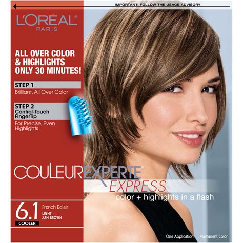 l oreal paris couleur experte hair color highlights light ash brown french eclair 1 kit