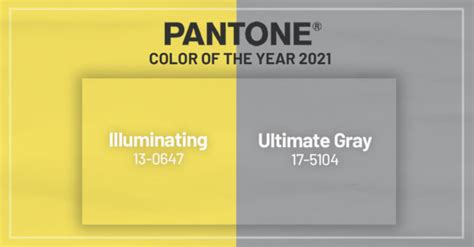 Ultimate Gray And Illuminating Yellow Chosen Pantone Color Of Year 2021