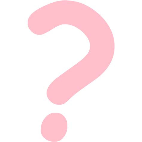 Pink Question Mark 2 Icon Free Pink Question Mark Icons