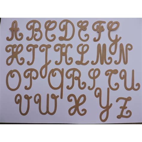 Lettres Rugueuses Majuscules Cursives Standard intérieur T Majuscule En