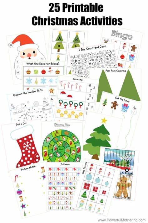 Super teacher worksheets has hundreds of christmas printables that you can use in your classroom. 25 Printable Christmas Activities for Preschoolers and ...