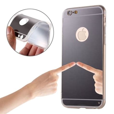 143 Electroplating Mirror Tpu Protective Case For Iphone 6 And 6s