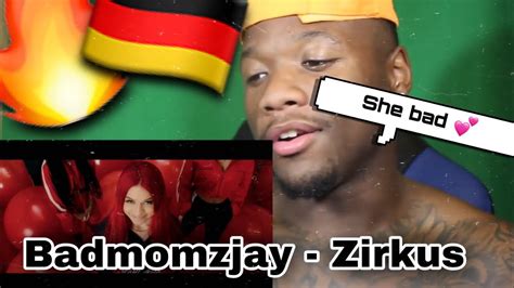 American First Reaction To Badmómzjay 🇩🇪😱🔥 Badmómzjay Zirkus Official Video Youtube