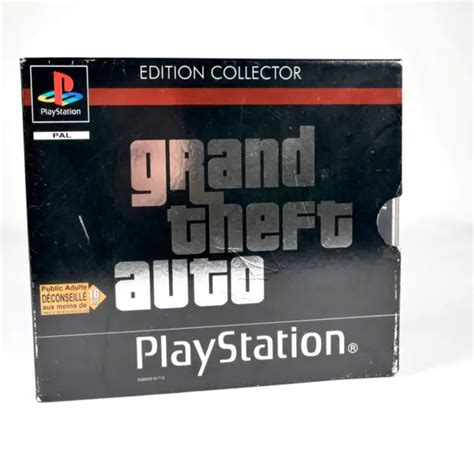 Grand Theft Auto Gta Sony Playstation Ps1 Edition Collector Cartes Fra