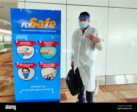 30 Jan 2021 Air Travel New Rules Healthy And Safe Flight Asian Man In Medical Protection
