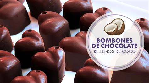 Bombones De Chocolate Rellenos De Coco Johanna Tv Youtube