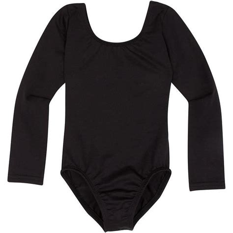 Black Long Sleeve Leotard For Toddler And Girls Made In Usa The