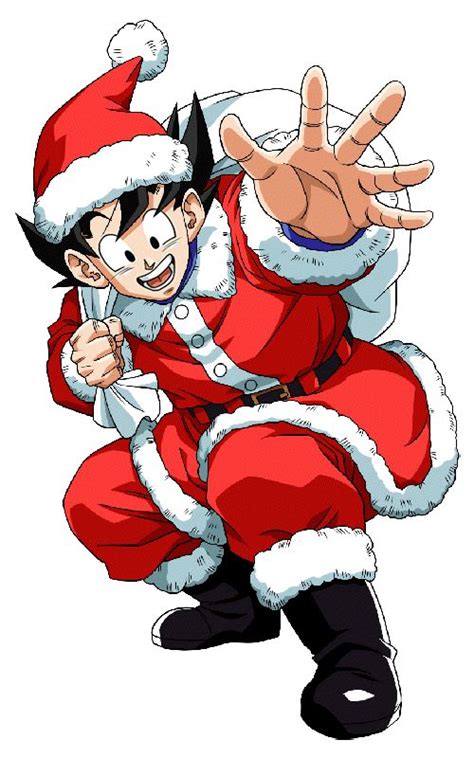 Son Goku Christmas Render Dokkan Battle By Maxiuchiha On DeviantArt Anime Dragon Ball