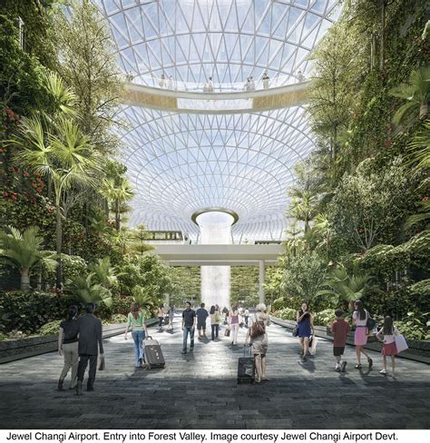Gallery Safdie Architects Design Glass Air Hub For Singapore Changi