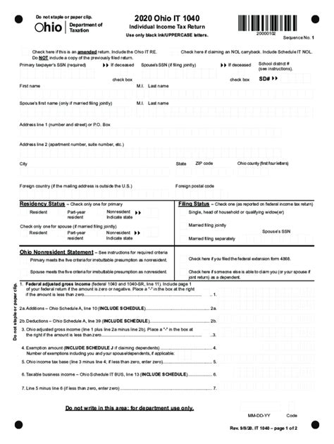 Ohio Tax Forms Fill Out And Sign Online Dochub
