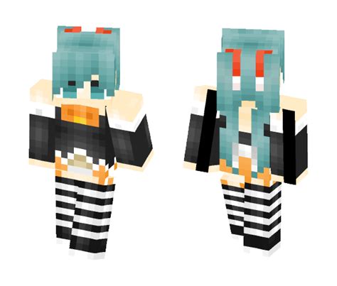 Download Hatsune Miku Halloween Minecraft Skin For Free