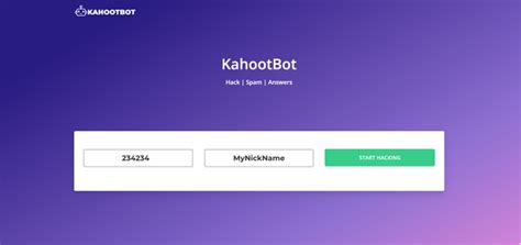 A kahoot bot, on the other hand, is a tool created to spam the app. How to fill a Kahoot! game with bots - Quora
