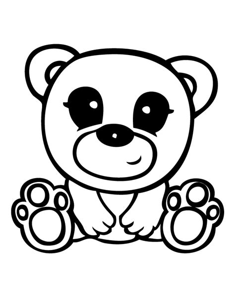 Polar bears live in a wonderful land of icebergs, rivers and plenty of snow. Cute Bear Coloring Pages - Coloring Home