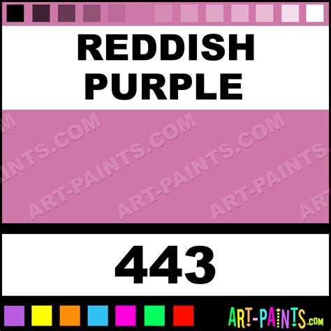 Reddish Purple Soft Pastel Paints 443 Reddish Purple Paint Reddish