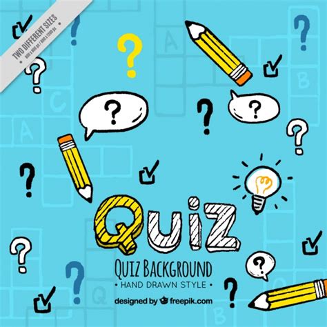 Quiz Background Vector At Collection Of Quiz