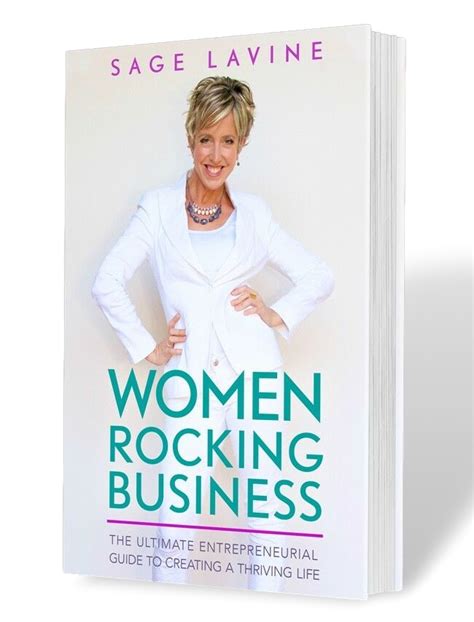 get your copy of women rocking business sage lavine
