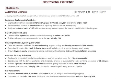 In the mechanic cv example, you can see the specifics about what this job entails. Automobile Mechanic Cv Maker - Ew0yfy8jxw5qdm / In order ...