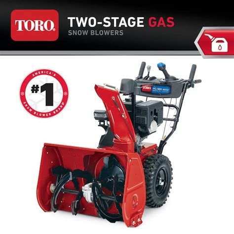 Toro Power Max Hd 828 Oae 28 In 252 Cc Two Stage Gas Snow Blower With