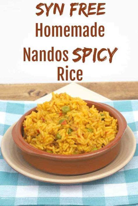 Syn Free Homemade Nandos Spicy Rice An Amazing Fakeaway Recipe For