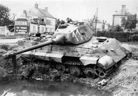 King Tiger Destroyed Porsche Turret World War Photos