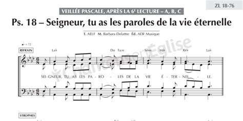 Chantons En Eglise Psaume Seigneur Tu As Les Paroles De Vie Hot Sex Picture