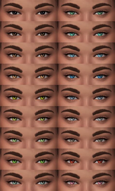 Sims 4 Default Eyes Maxis Match Mozkorean