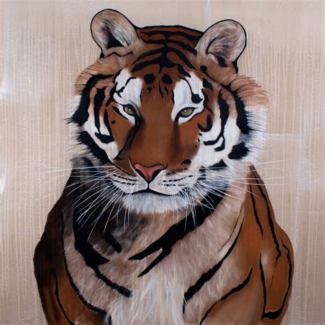 Royal Tiger Tigre Thierry Bisch Peintre Animaux Editions