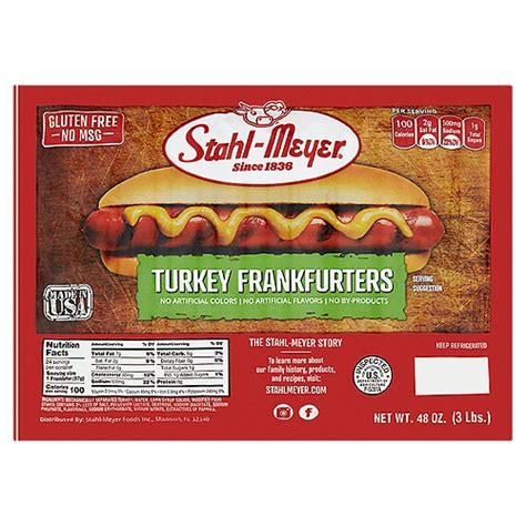 stahl meyer turkey frankfurters