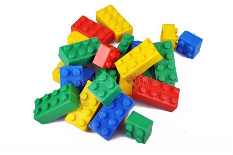 A Close Up Shot Of Scattered Legos Stock Photo Image Of Puzzle