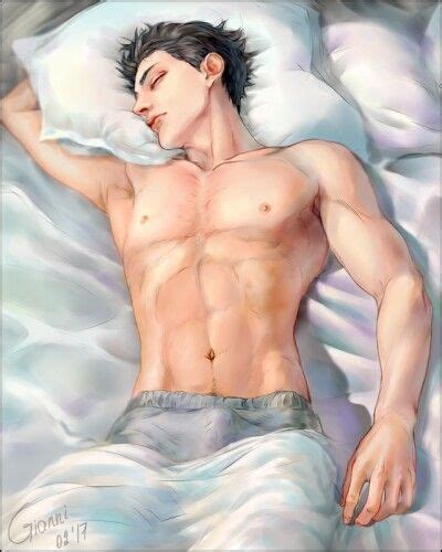 Anime Male Waking Up Good Morning 😍 Hot Black Hair