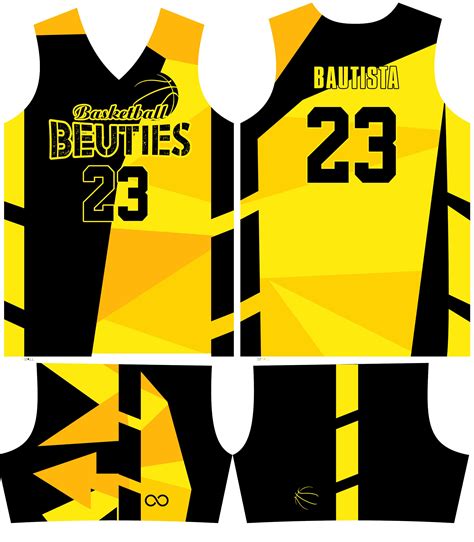 Here I Would Like To Share To You This Abstract Black And Yellow Full Sublimated Basketball