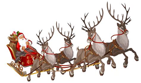 santa claus with sleigh png clipart image gallery yopriceville high quality images and