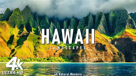 Hawaii 4k Scenic Relaxation Film With Inspiring Music Youtube