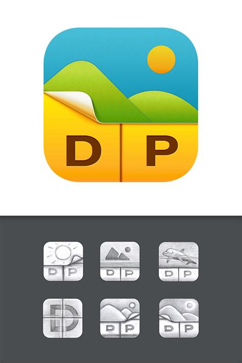 Dribbble Depict App Icon Ios7 Design Ramotion Bigpng By Ramotion