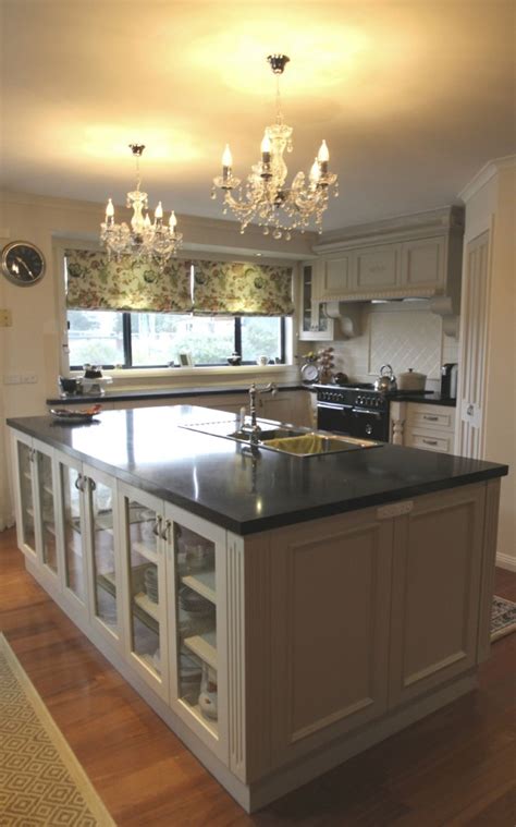 Or can it be on the underside of it, or perhaps on the side of the island? Kitchen Island and Peninsula Benches - Matthews Joinery