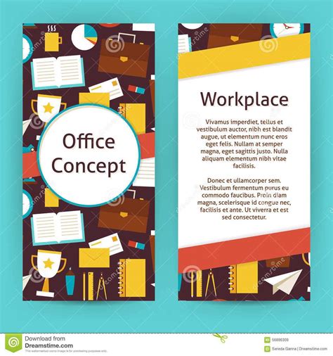 Office Flyer Template Cards Design Templates