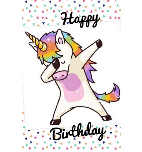 Unicorn Happy Birthday Meme