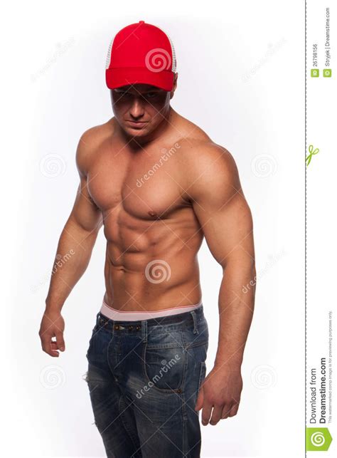 Shirtless Sexy Muscular Man Royalty Free Stock Image
