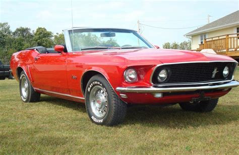 Candy Apple Red 1969 Ford Mustang Convertible
