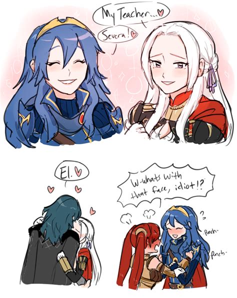 dynasty reader image › dashingicecream fire emblem lucina x severa byleth x edelgard indie