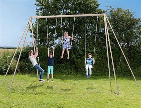 Large Wooden Swing