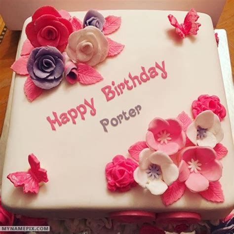 Happy Birthday Porter Cakes Cards Wishes