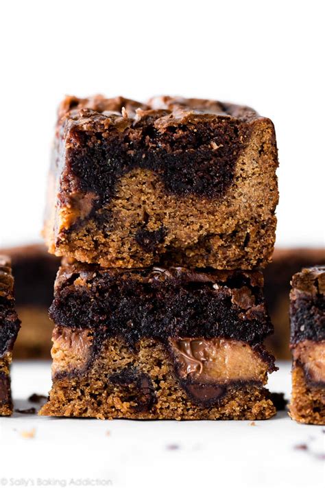 Chocolate Chip Cookie Brownie Bars Sallys Baking Addiction