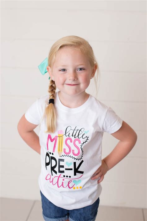 Little Miss Pre K Cutie Shirt Or Bodysuit 0 24 Months Etsy