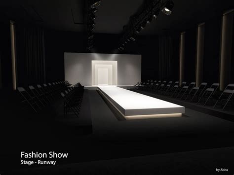 Empty Fashion Show Runway Stage