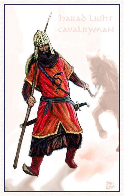 Haradrim Cavalryman By Merlkir On Deviantart Ancient Warfare Tolkien