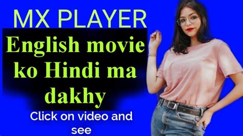 How To Convert English Movie Into Hindi Mx Player 2020 Convert