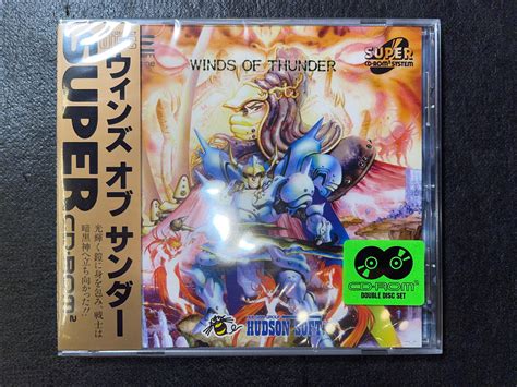 PCE Works Winds Of Thunder For Turbo Duo TurboGrafx PC Engine New In U S EBay