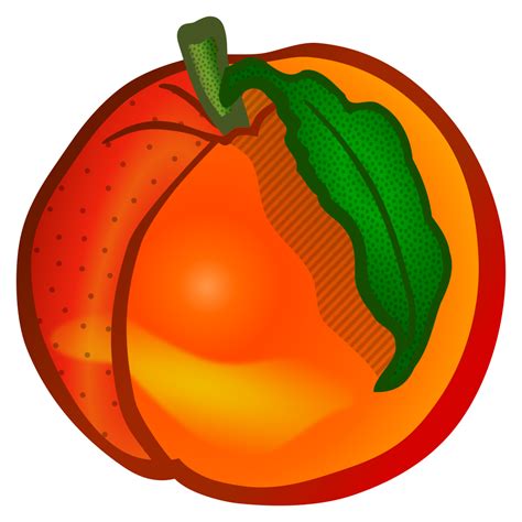 Onlinelabels Clip Art Peach Coloured